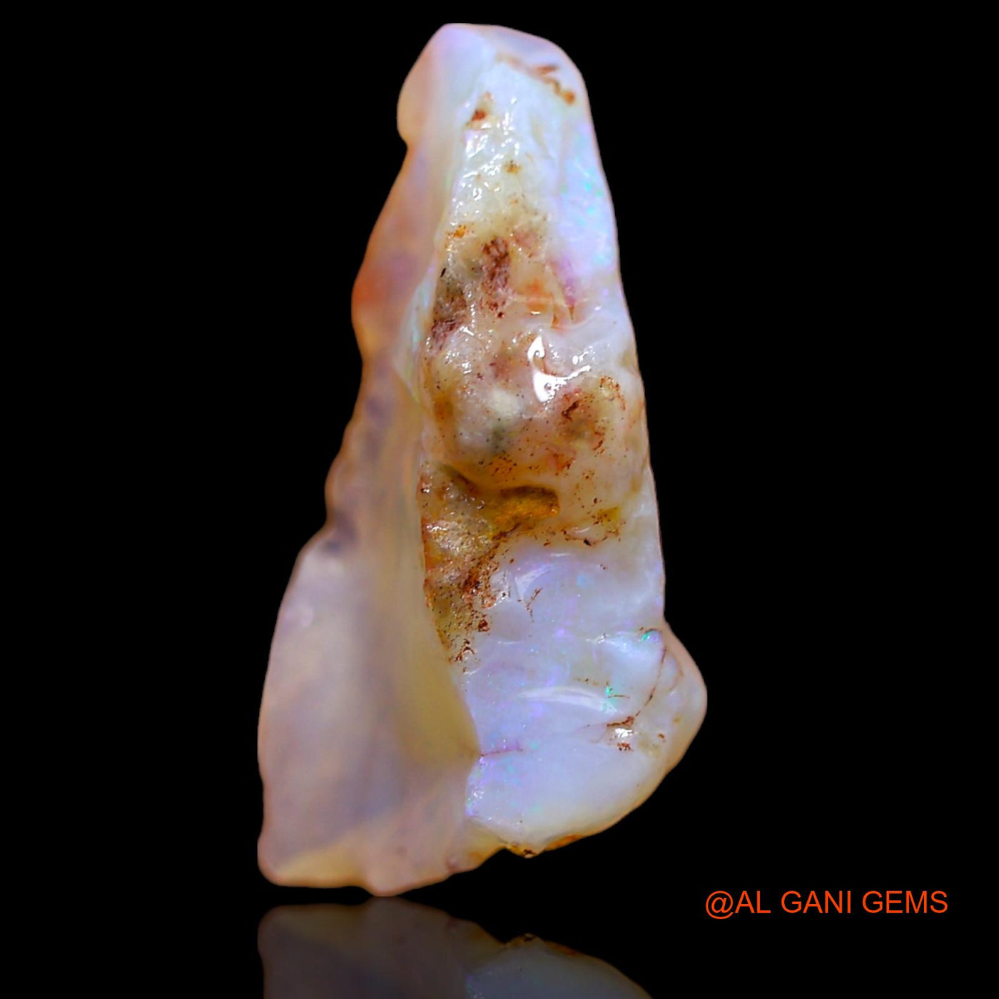 10.00 Cts Unheated Australian Fire Opal Loose Gemstone Fancy Rough Natural 23x13x7 mm RA-418