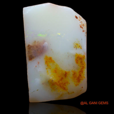 Natural Fire Opal Gemstone 6.65 Cts Loose Fancy Rough From Australia 16x10x4 mm RA-41