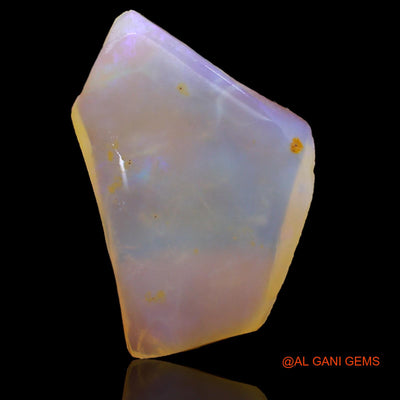 Natural Fire Opal Gemstone 13.00 Cts Loose Fancy Rough From Australia 26x17x4 mm RA-421