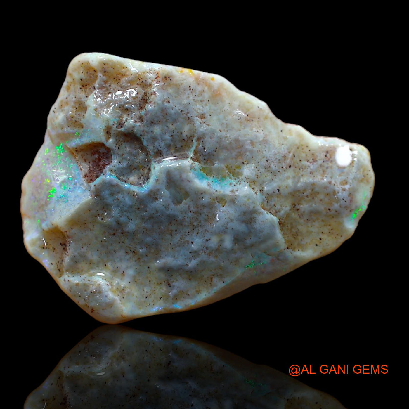 8.70 Cts Natural Australian Fire Opal Fancy Rough Loose Gemstone For Jewelry 26x19x4 mm RA-423