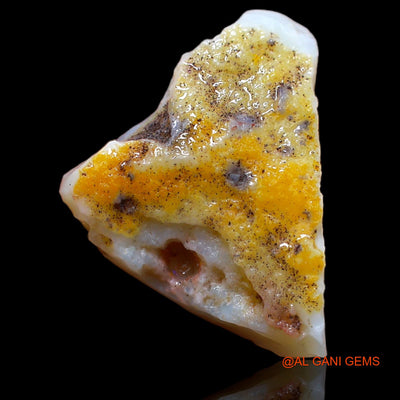Natural Fire Opal Gemstone 10.15 Cts Loose Fancy Rough From Australia 19x16x6 mm RA-424