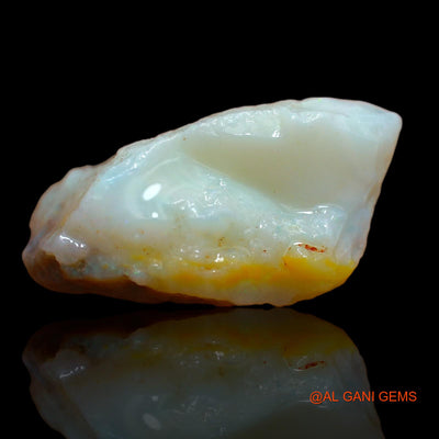 Natural Fire Opal Gemstone 18.45 Cts Loose Fancy Rough From Australia 25x13x11 mm RA-436