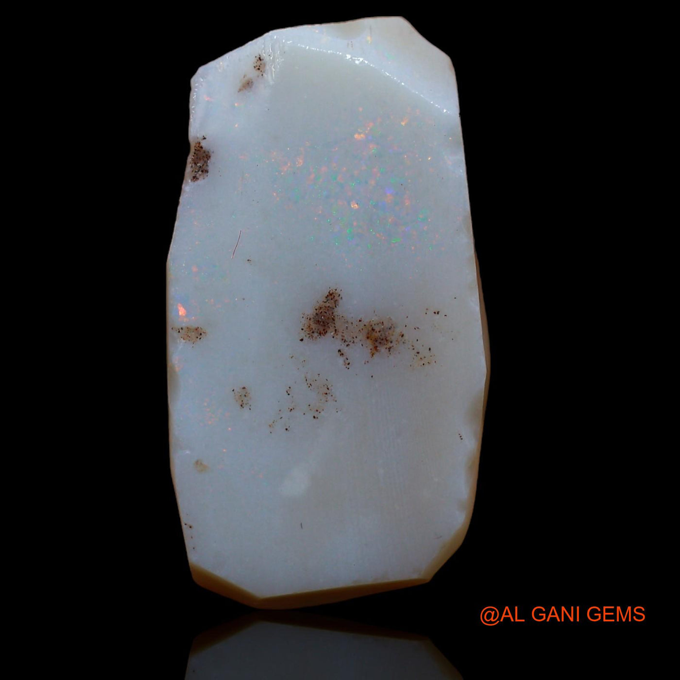 18.05 Cts Natural Australian Fire Opal Loose Gemstone Fancy Rough 24x13x7 mm RA-437
