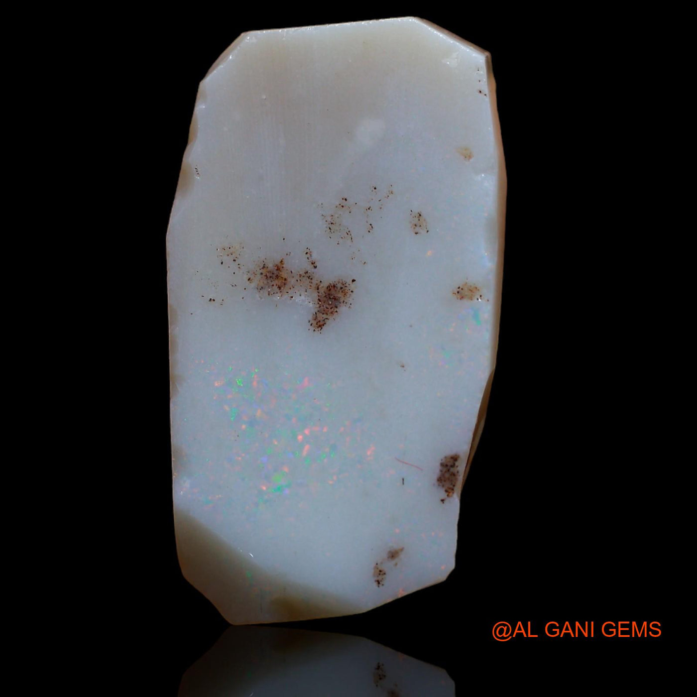 18.05 Cts Natural Australian Fire Opal Loose Gemstone Fancy Rough 24x13x7 mm RA-437