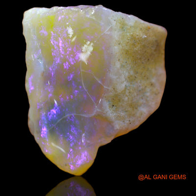 Natural Fire Opal Gemstone 20.35 Cts Loose Fancy Rough From Australia 21x19x11 mm RA-438