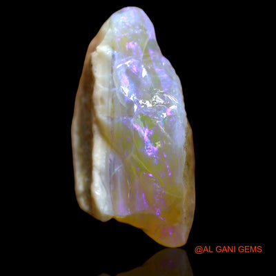 Natural Fire Opal Gemstone 20.35 Cts Loose Fancy Rough From Australia 21x19x11 mm RA-438
