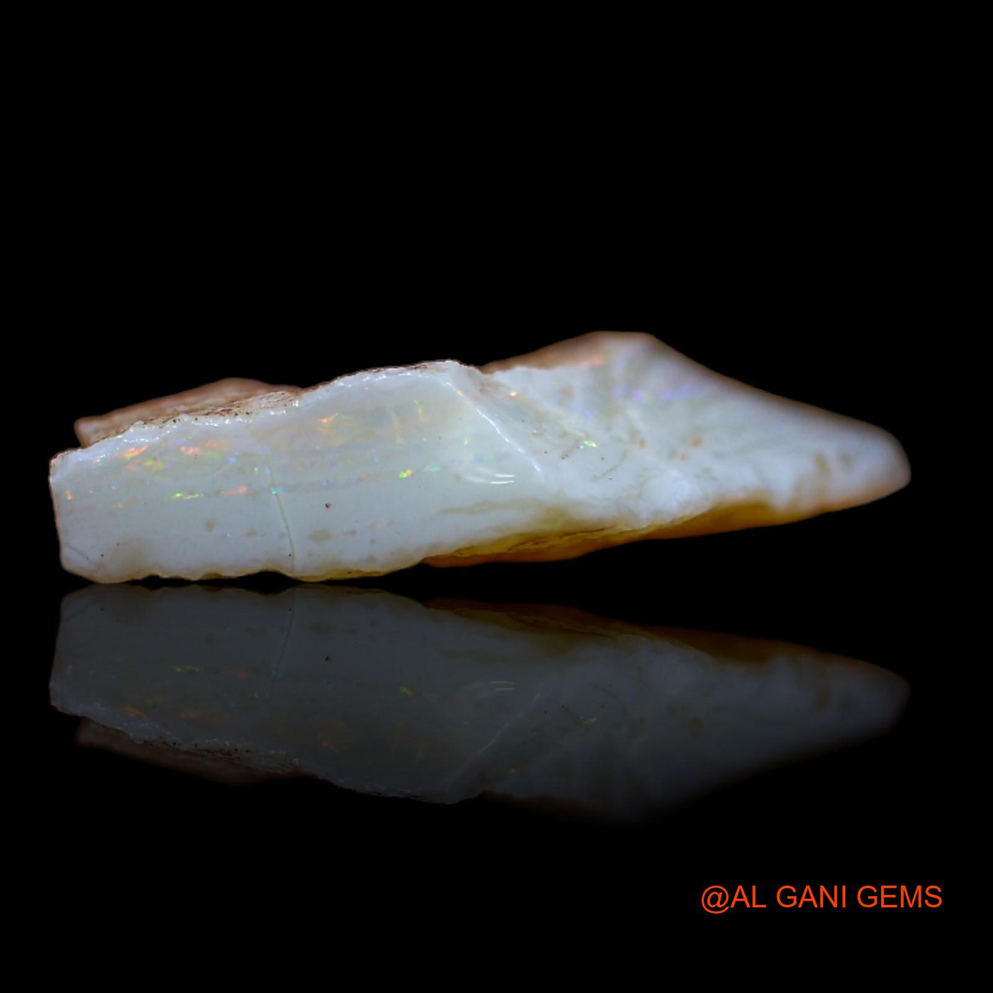 4.62 Cts Natural Australian Fire Opal Loose Gemstone Fancy Rough 21x10x4 mm RA-44