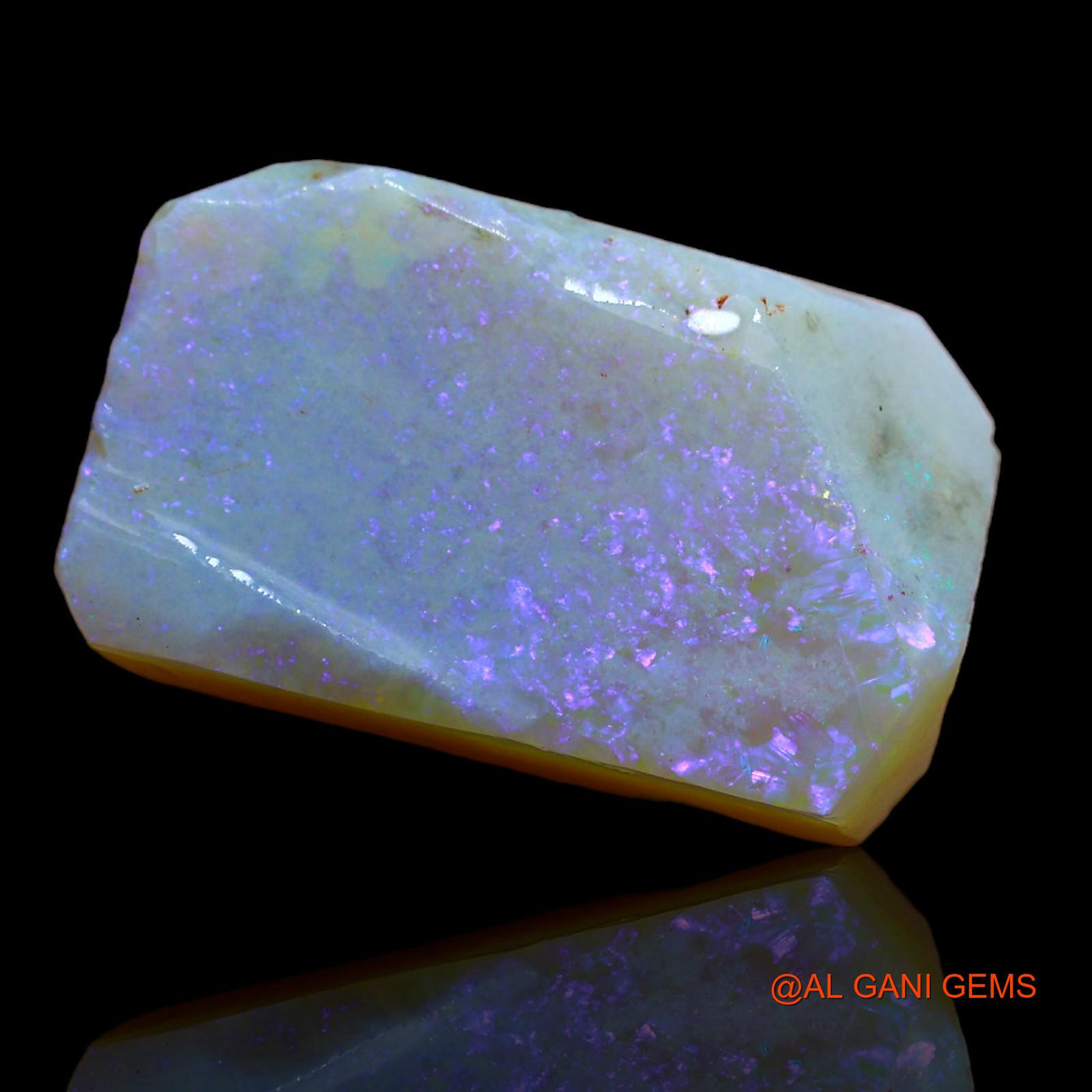 17.00 Cts Natural Australian Fire Opal Loose Gemstone Fancy Rough 24x14x6 mm RA-450