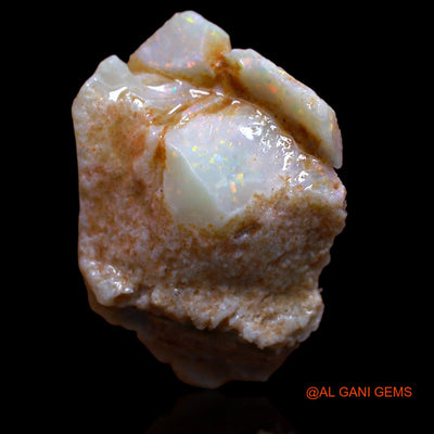 17.50 Cts Natural Australian Fire Opal Loose Gemstone Fancy Rough 26x19x9 mm RA-452