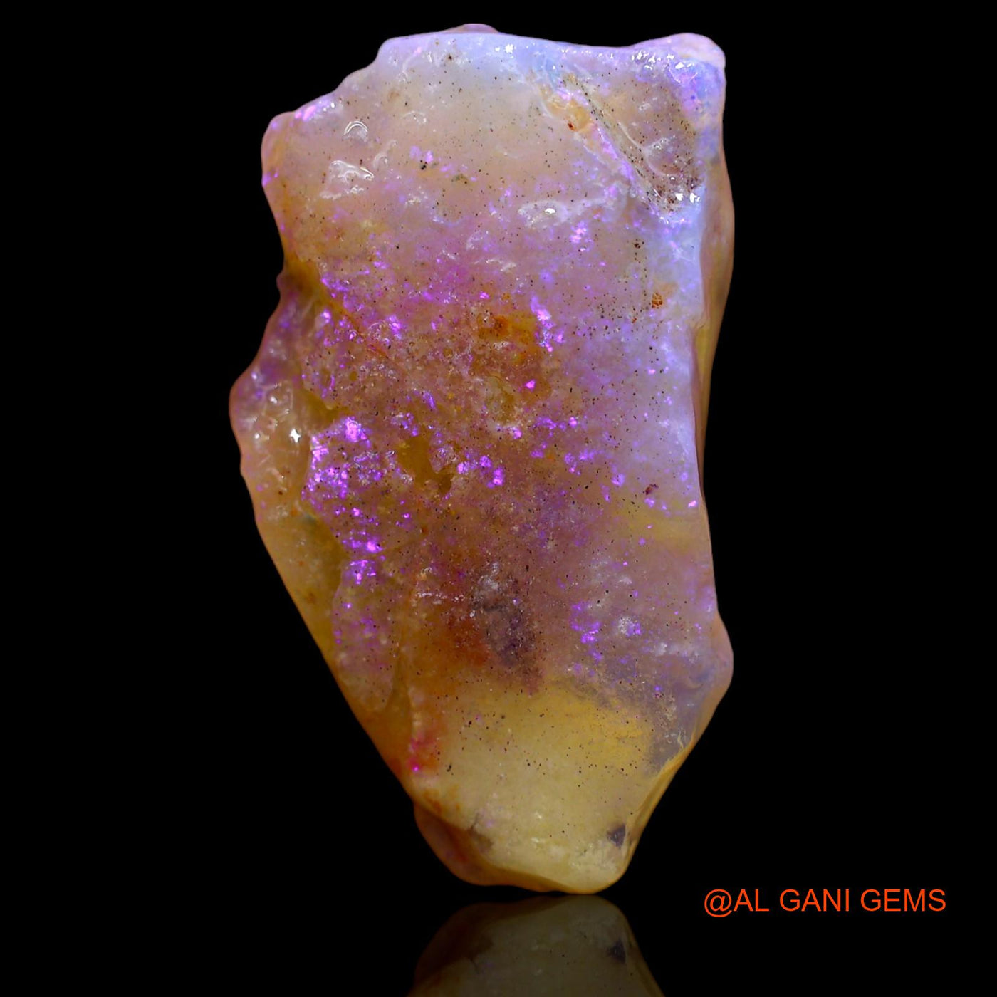 17.80 Cts Unheated Australian Fire Opal Loose Gemstone Fancy Rough Natural 27x16x8 mm RA-454