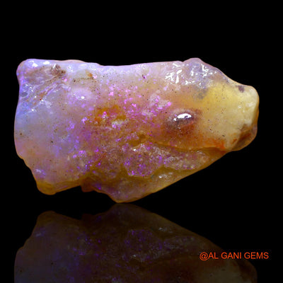 17.80 Cts Unheated Australian Fire Opal Loose Gemstone Fancy Rough Natural 27x16x8 mm RA-454