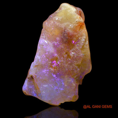 17.80 Cts Unheated Australian Fire Opal Loose Gemstone Fancy Rough Natural 27x16x8 mm RA-454