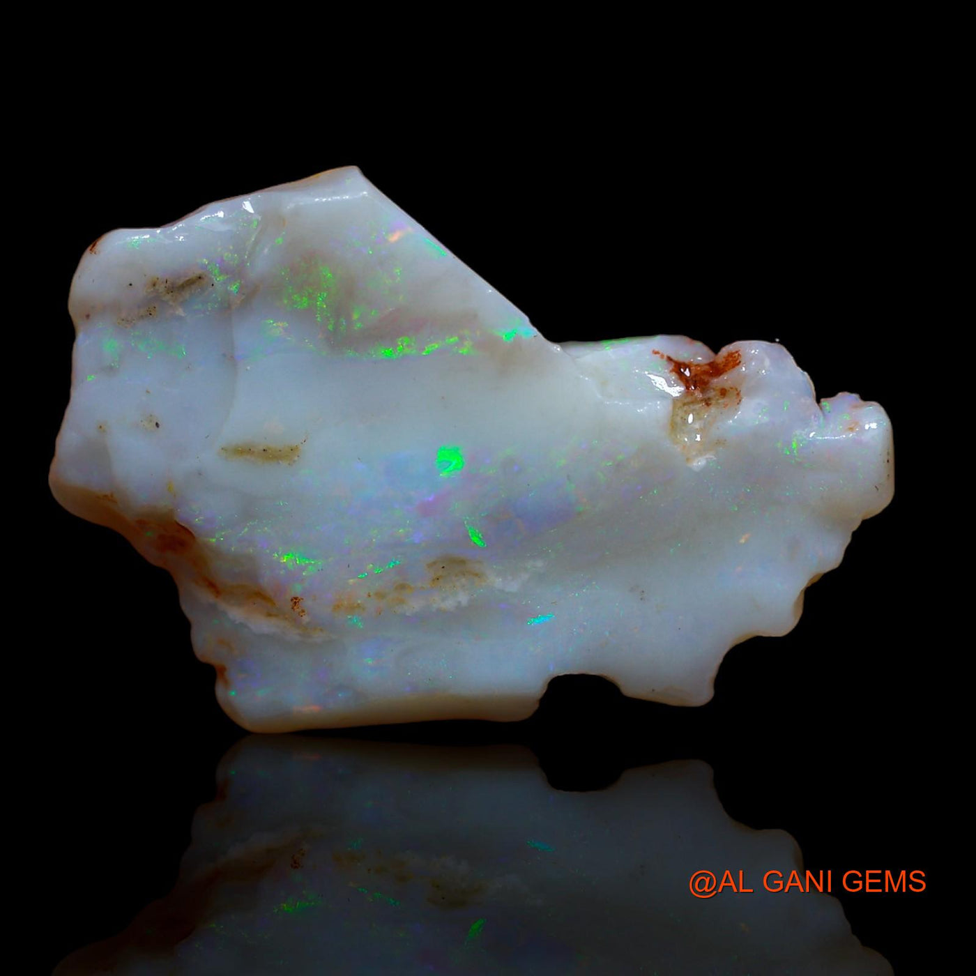 13.70 Cts Unheated Australian Fire Opal Loose Gemstone Fancy Rough Natural 26x18x7 mm RA-455
