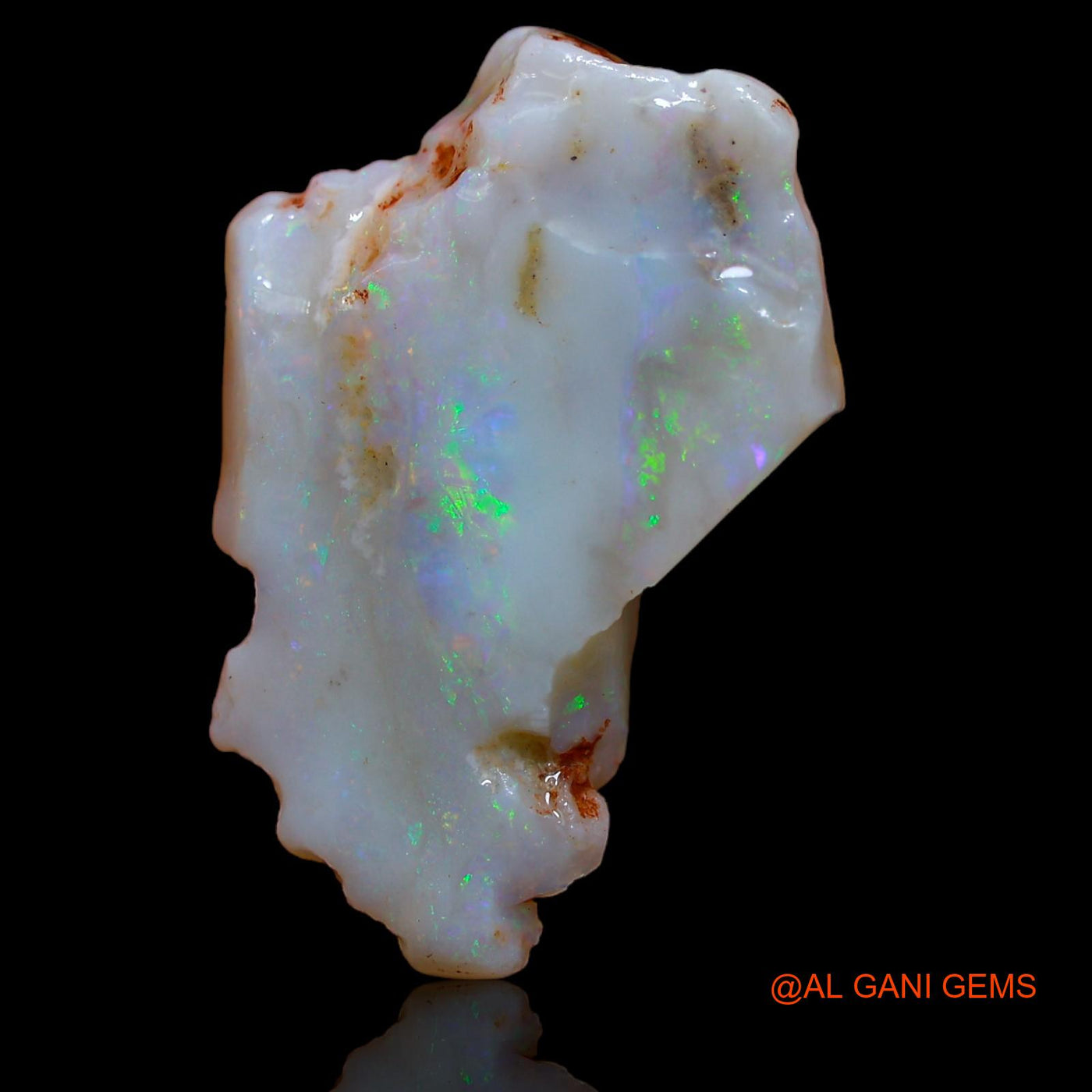 13.70 Cts Unheated Australian Fire Opal Loose Gemstone Fancy Rough Natural 26x18x7 mm RA-455