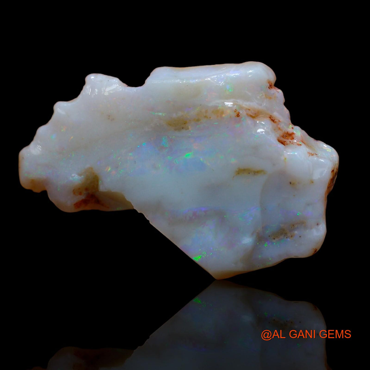 13.70 Cts Unheated Australian Fire Opal Loose Gemstone Fancy Rough Natural 26x18x7 mm RA-455