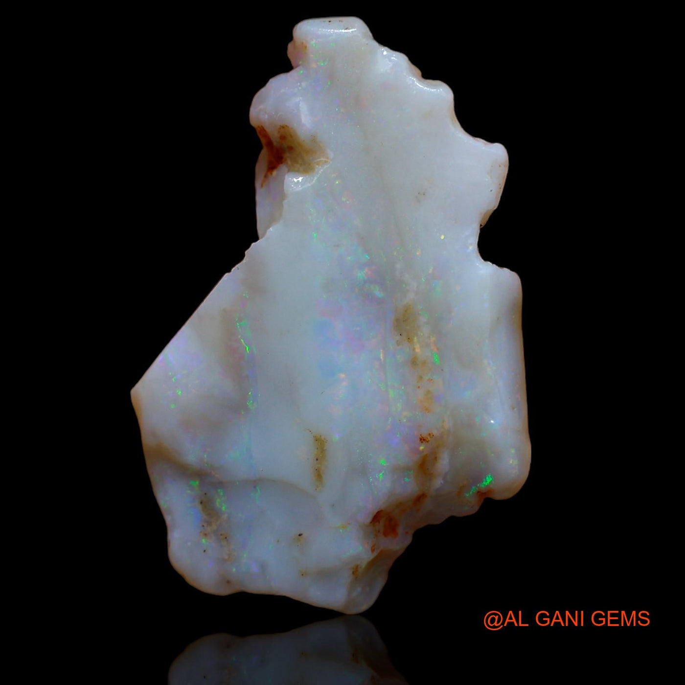 13.70 Cts Unheated Australian Fire Opal Loose Gemstone Fancy Rough Natural 26x18x7 mm RA-455