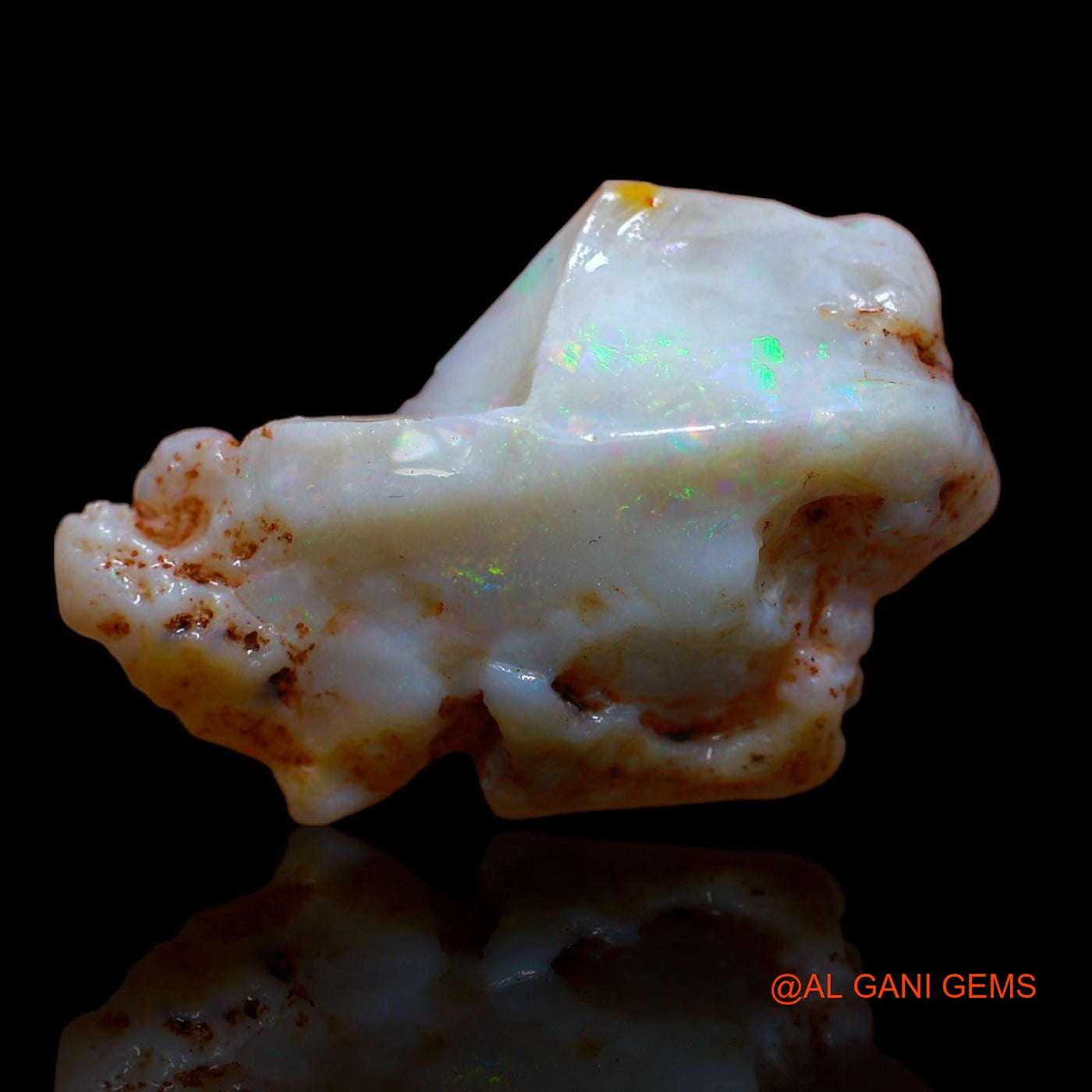 13.70 Cts Unheated Australian Fire Opal Loose Gemstone Fancy Rough Natural 26x18x7 mm RA-455
