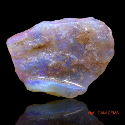 Natural Fire Opal Gemstone 20.25 Cts Loose Fancy Rough From Australia 26x20x7 mm RA-456