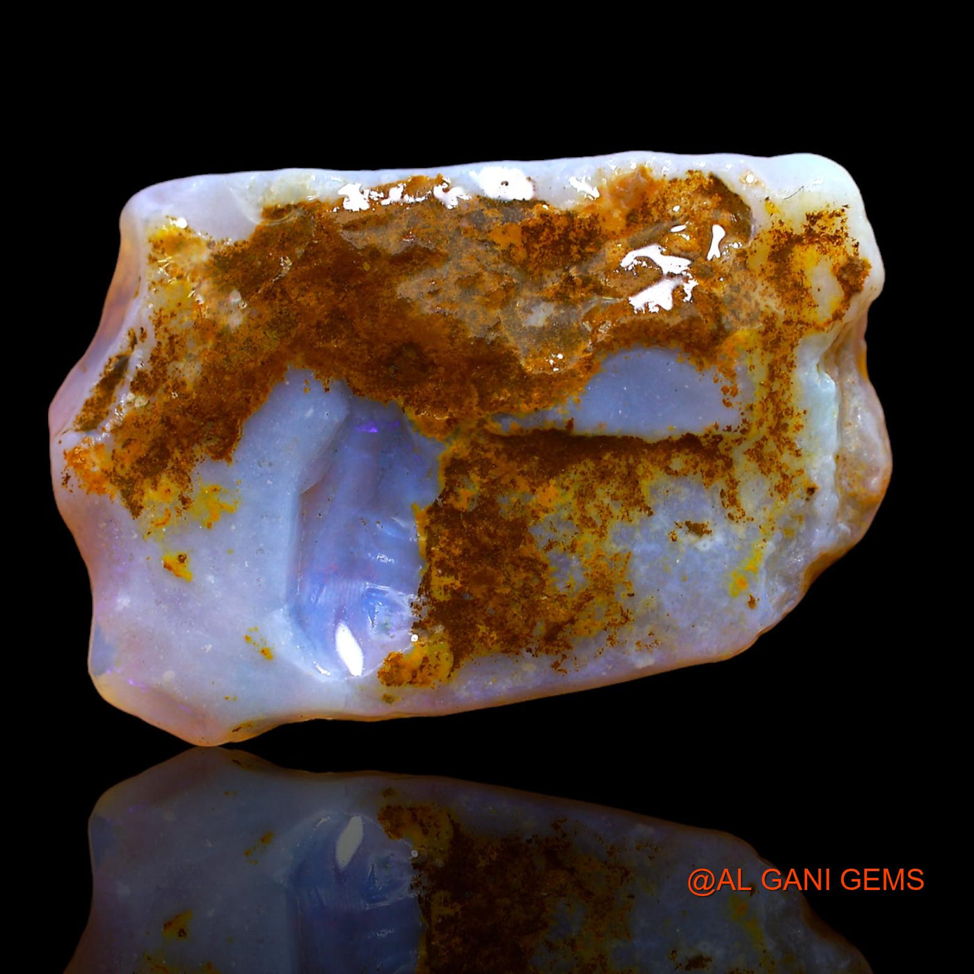 18.05 Cts Natural Australian Fire Opal Loose Gemstone Fancy Rough 28x18x6 mm RA-457