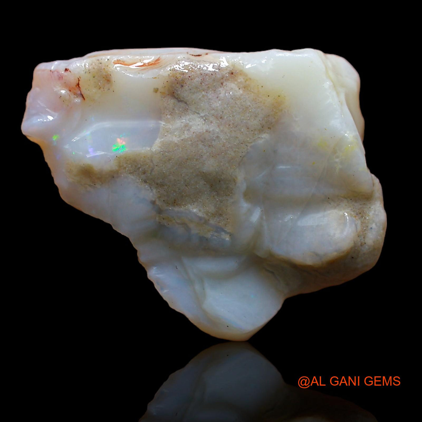 19.20 Cts Natural Australian Fire Opal Loose Gemstone Fancy Rough 24x20x8 mm RA-463