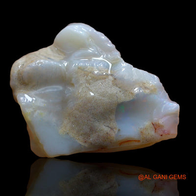 19.20 Cts Natural Australian Fire Opal Loose Gemstone Fancy Rough 24x20x8 mm RA-463