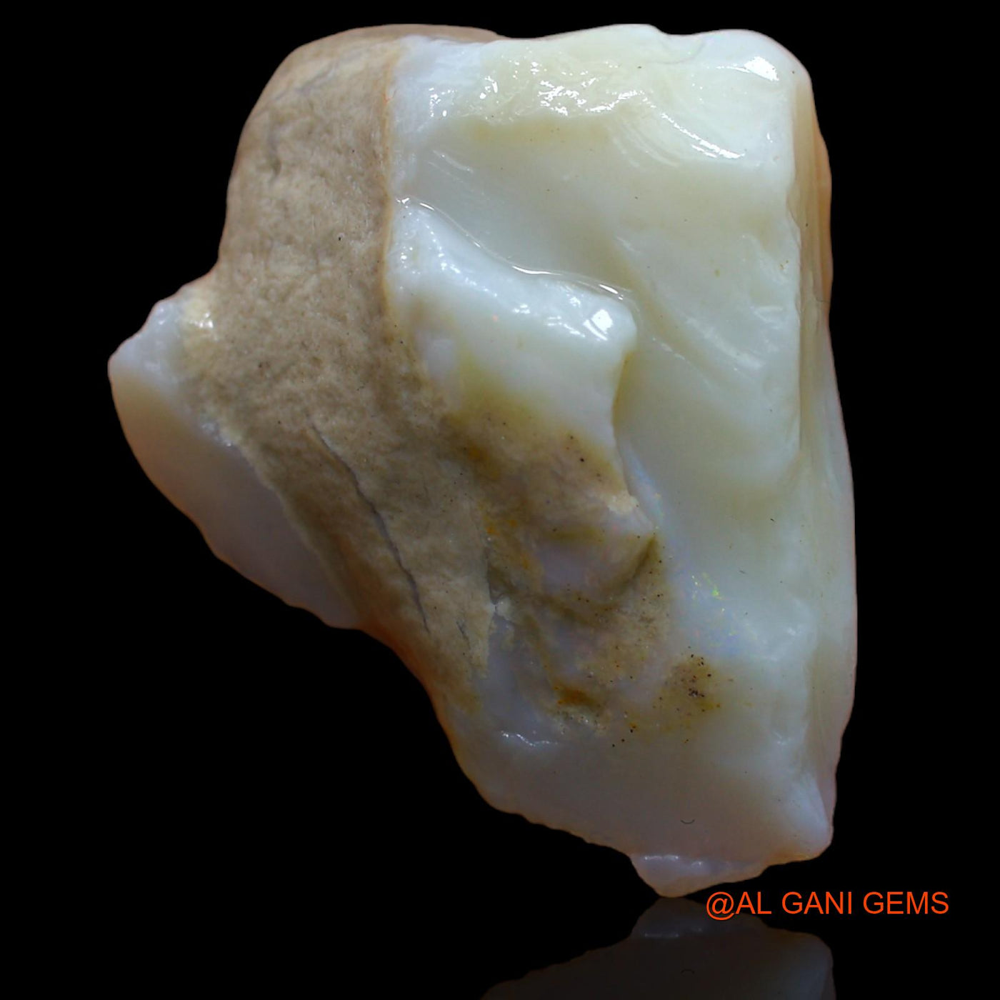 19.20 Cts Natural Australian Fire Opal Loose Gemstone Fancy Rough 24x20x8 mm RA-463