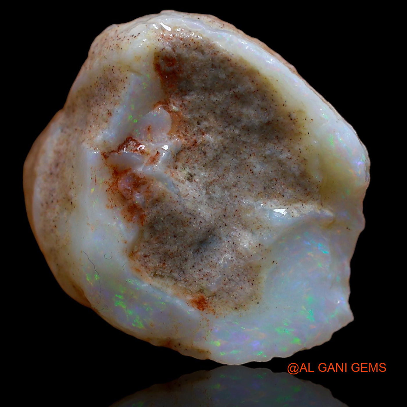 19.30 Cts Natural Australian Fire Opal Loose Gemstone Fancy Rough 23x19x11 mm RA-464