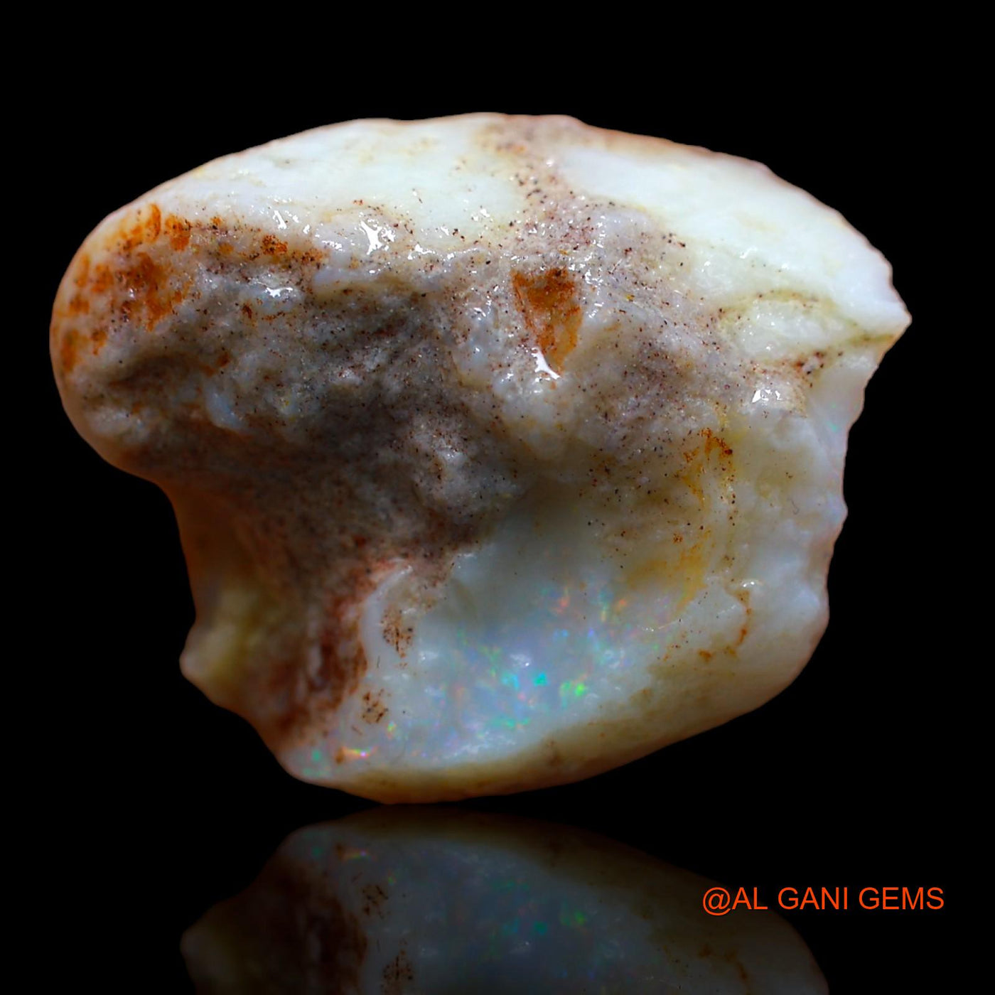 19.30 Cts Natural Australian Fire Opal Loose Gemstone Fancy Rough 23x19x11 mm RA-464