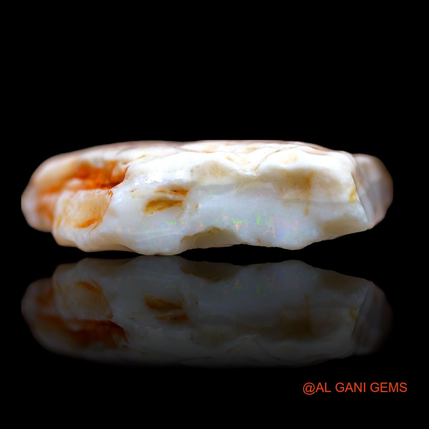18.15 Cts Natural Australian Fire Opal Loose Gemstone Fancy Rough 26x18x6 mm RA-466
