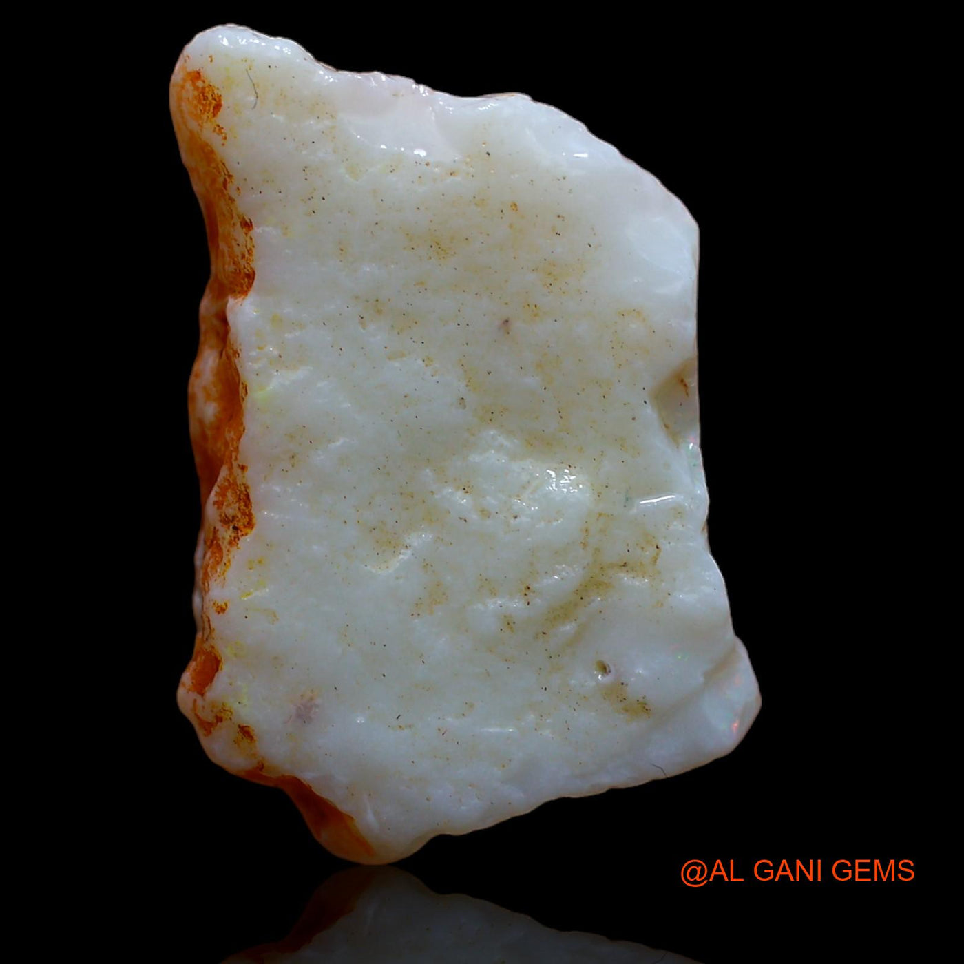 18.15 Cts Natural Australian Fire Opal Loose Gemstone Fancy Rough 26x18x6 mm RA-466