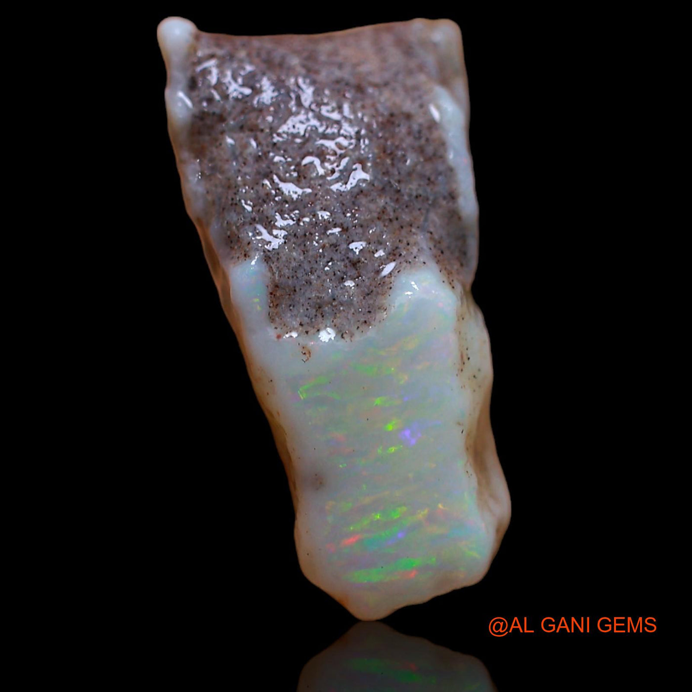 16.55 Cts Natural Australian Fire Opal Fancy Rough Loose Gemstone For Jewelry 24x18x8 mm RA-468