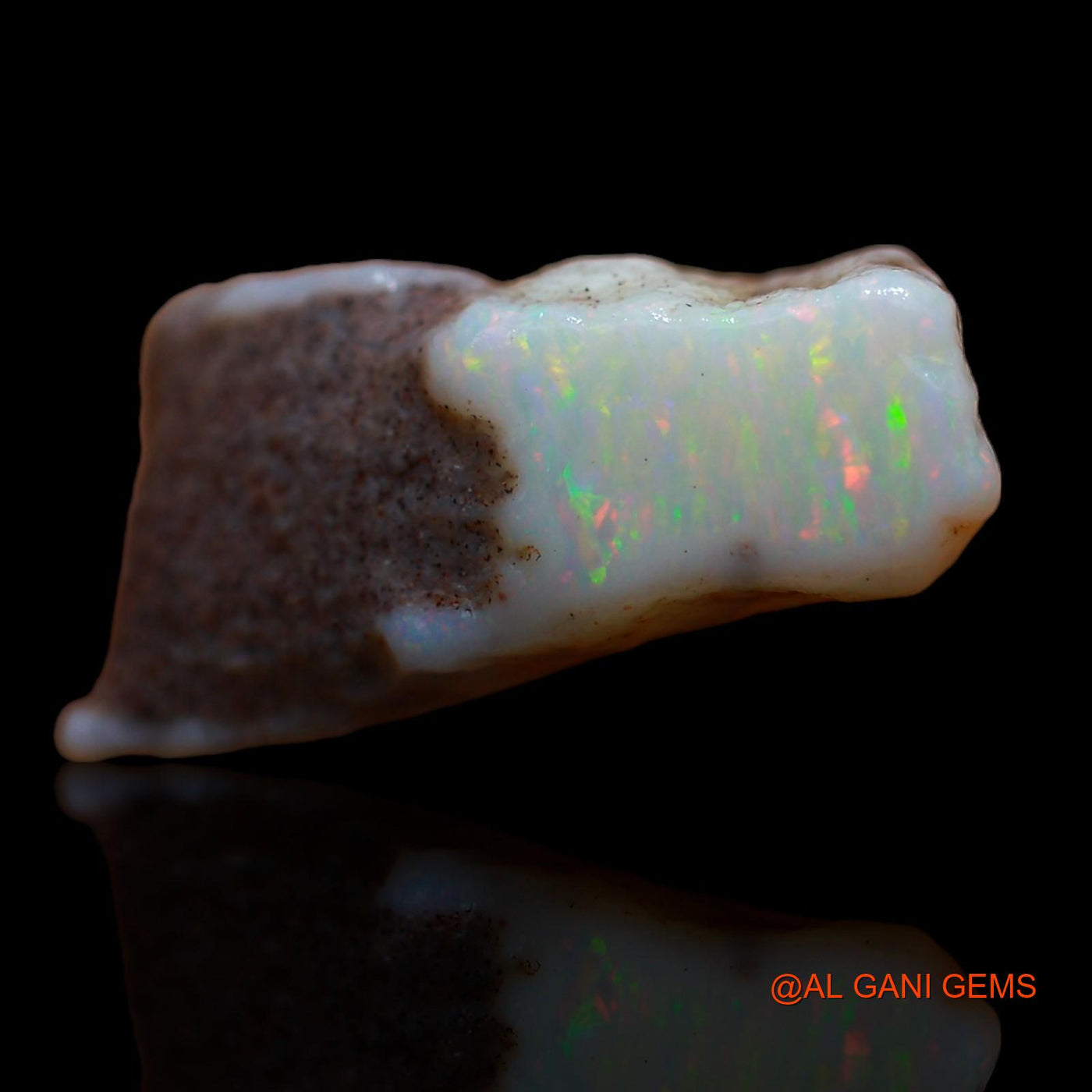 16.55 Cts Natural Australian Fire Opal Fancy Rough Loose Gemstone For Jewelry 24x18x8 mm RA-468