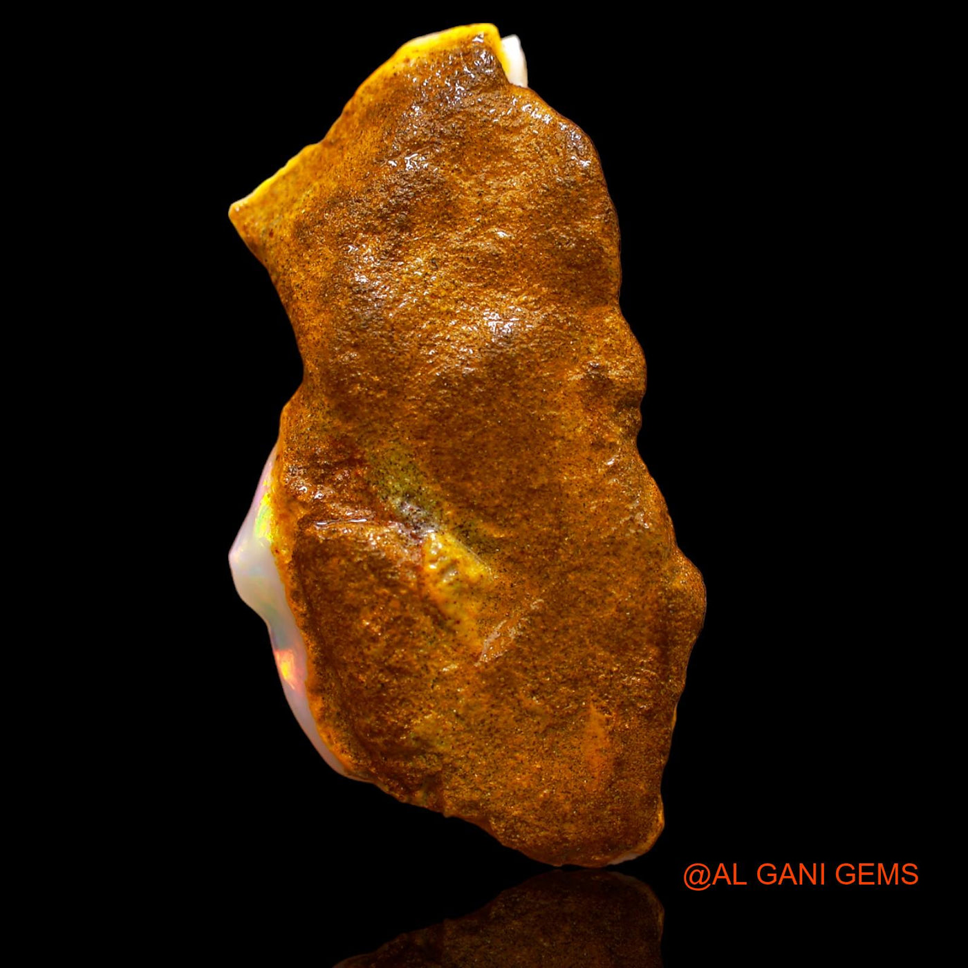 16.10 Cts Unheated Australian Fire Opal Loose Gemstone Fancy Rough Natural 31x16x6 mm RA-469