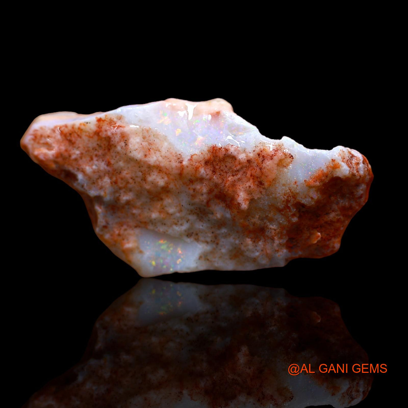 16.60 Cts Natural Australian Fire Opal Loose Gemstone Fancy Rough 34x17x6 mm RA-474