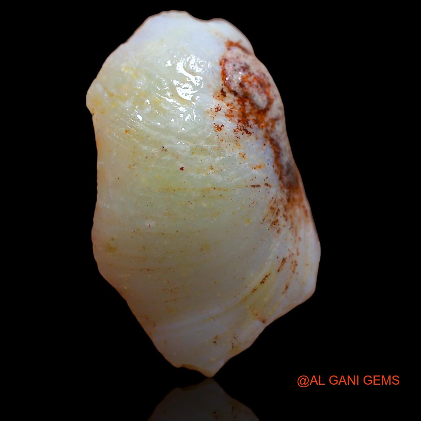 Natural Untreated Fire Opal Loose Gemstone Fancy Rough From Australia 15.10 Cts 29x17x6 mm RA-479