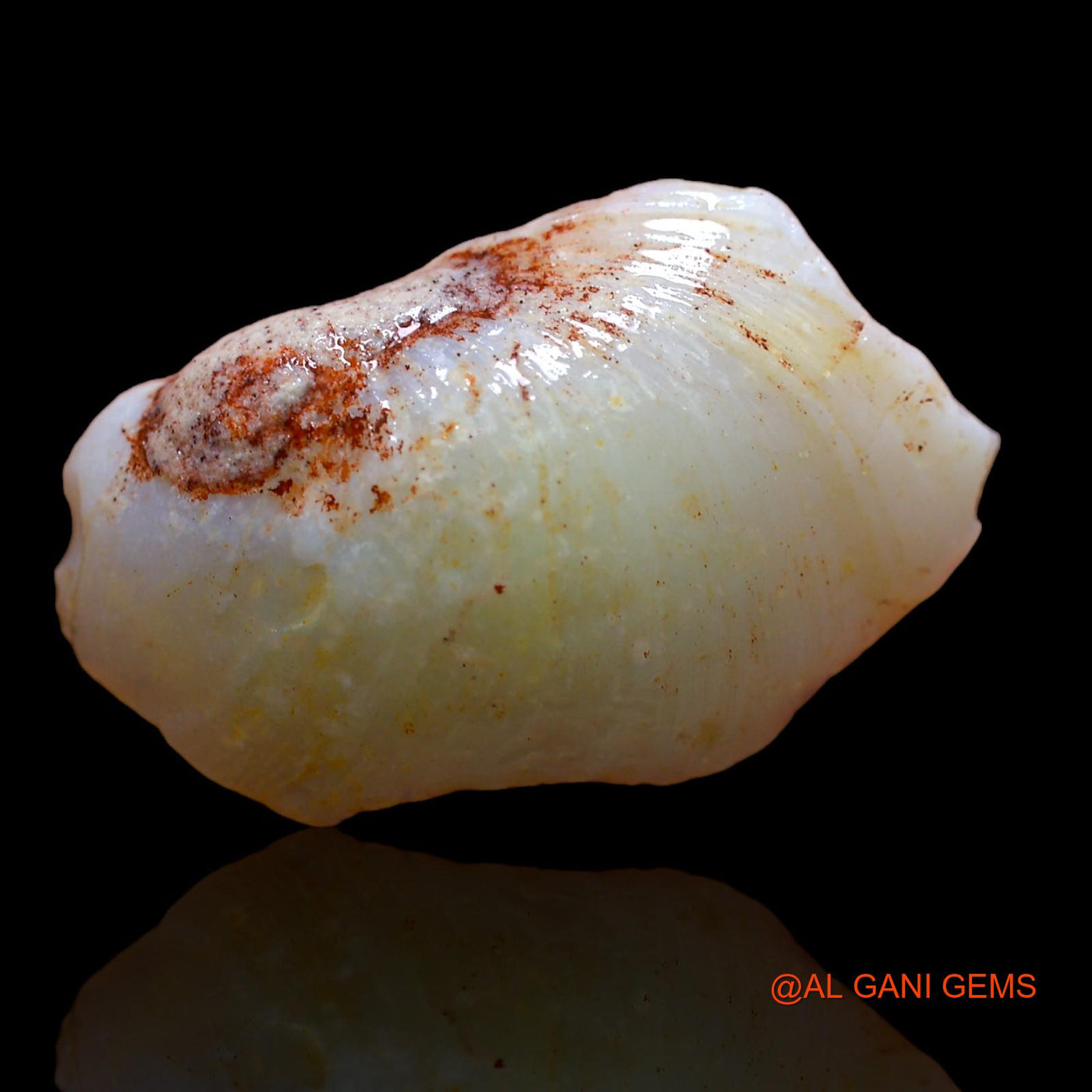 Natural Untreated Fire Opal Loose Gemstone Fancy Rough From Australia 15.10 Cts 29x17x6 mm RA-479