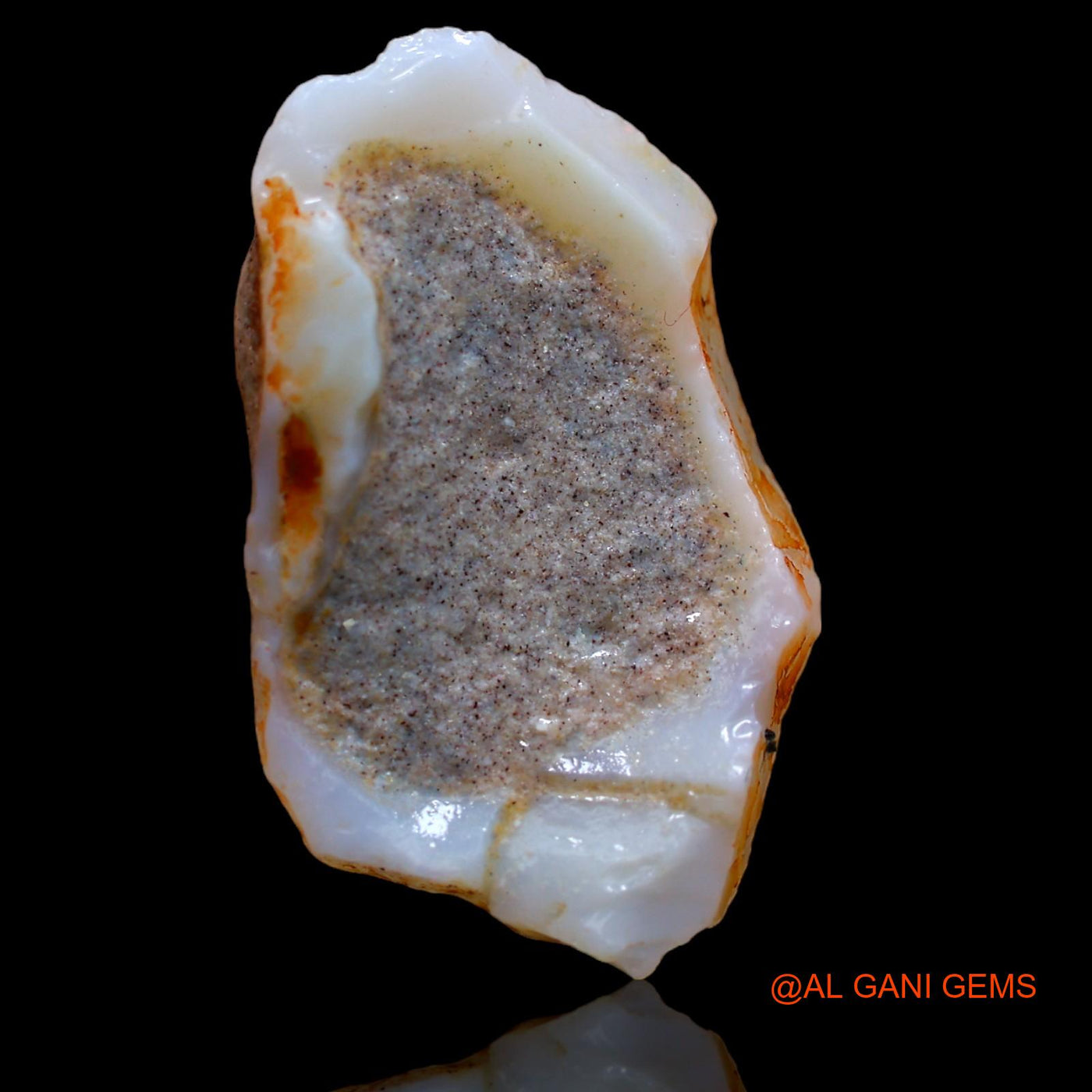 Natural Untreated Fire Opal Loose Gemstone Fancy Rough From Australia 15.10 Cts 29x17x6 mm RA-479