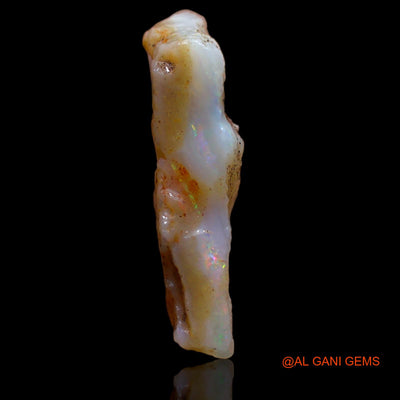 12.15 Cts Natural Australian Fire Opal Loose Gemstone Fancy Rough 26x19x4 mm RA-481