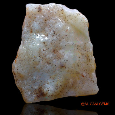 12.15 Cts Natural Australian Fire Opal Loose Gemstone Fancy Rough 26x19x4 mm RA-481
