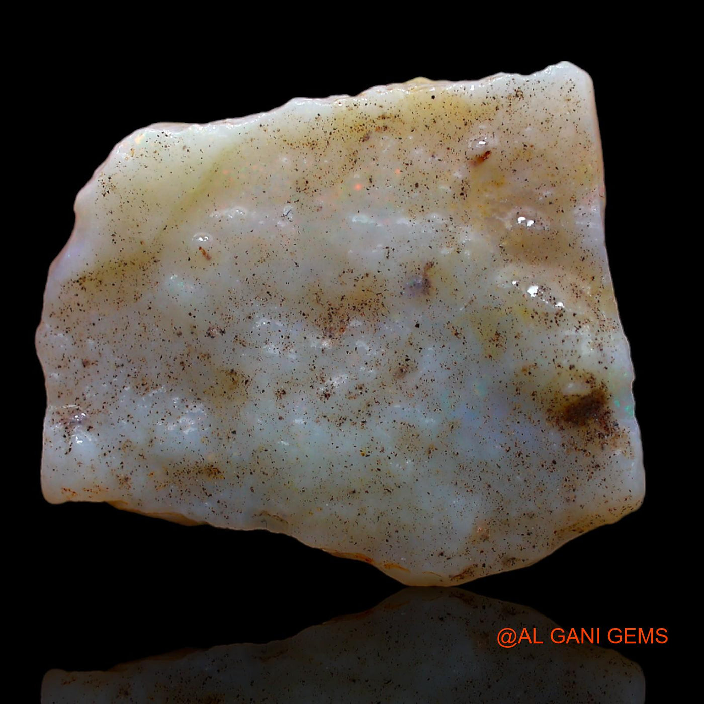 12.15 Cts Natural Australian Fire Opal Loose Gemstone Fancy Rough 26x19x4 mm RA-481