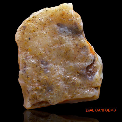 12.15 Cts Natural Australian Fire Opal Loose Gemstone Fancy Rough 26x19x4 mm RA-481