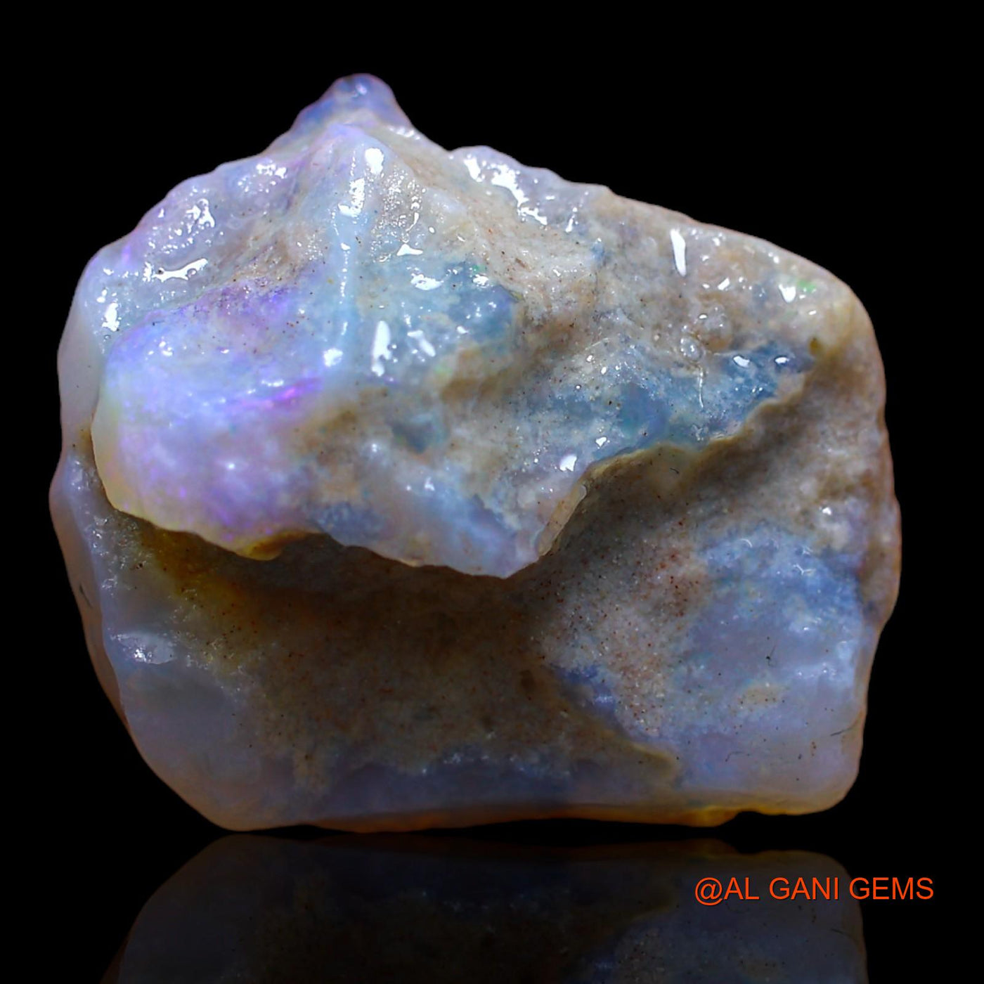 17.15 Cts Natural Australian Fire Opal Loose Gemstone Fancy Rough 23x20x11 mm RA-483