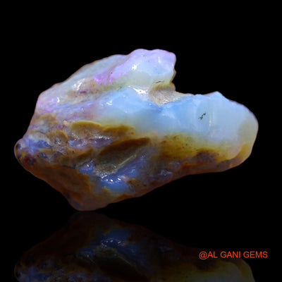 17.15 Cts Natural Australian Fire Opal Loose Gemstone Fancy Rough 23x20x11 mm RA-483