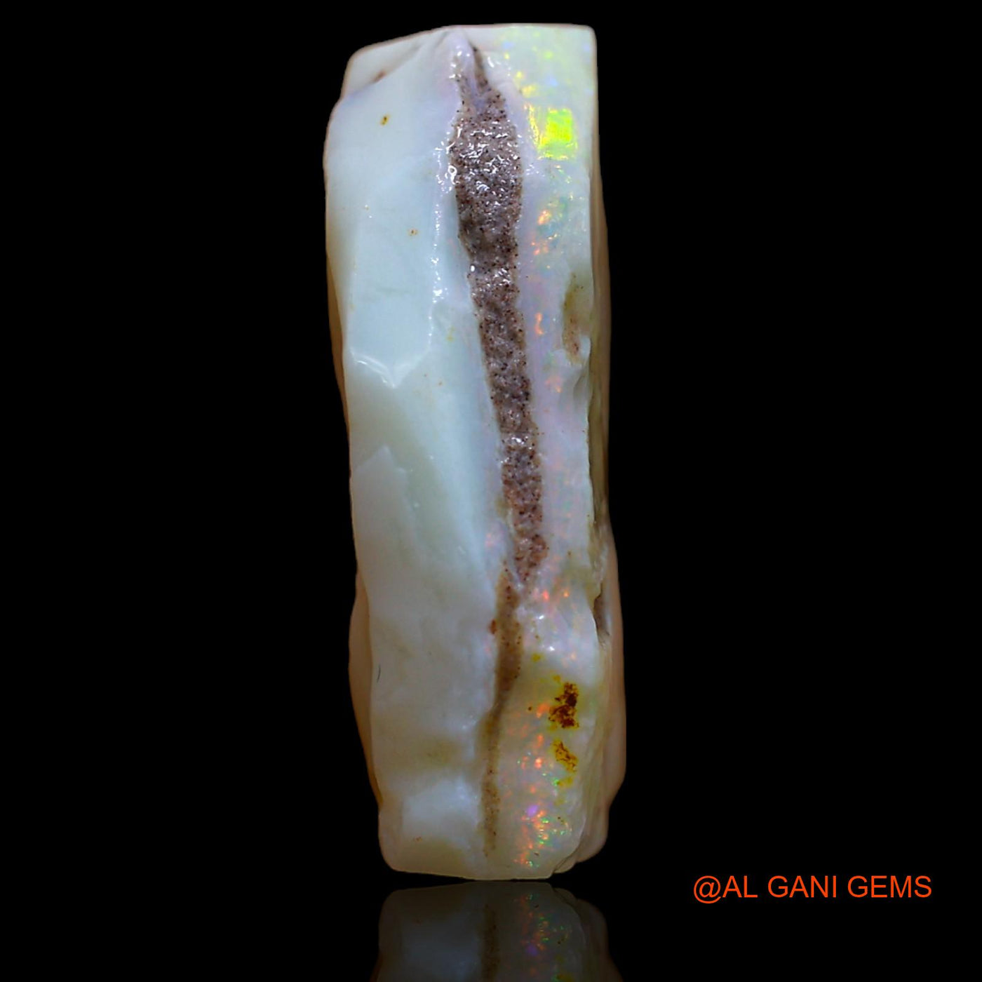 24.45 Cts Natural Australian Fire Opal Fancy Rough Loose Gemstone For Jewelry 25x17x8 mm RA-485