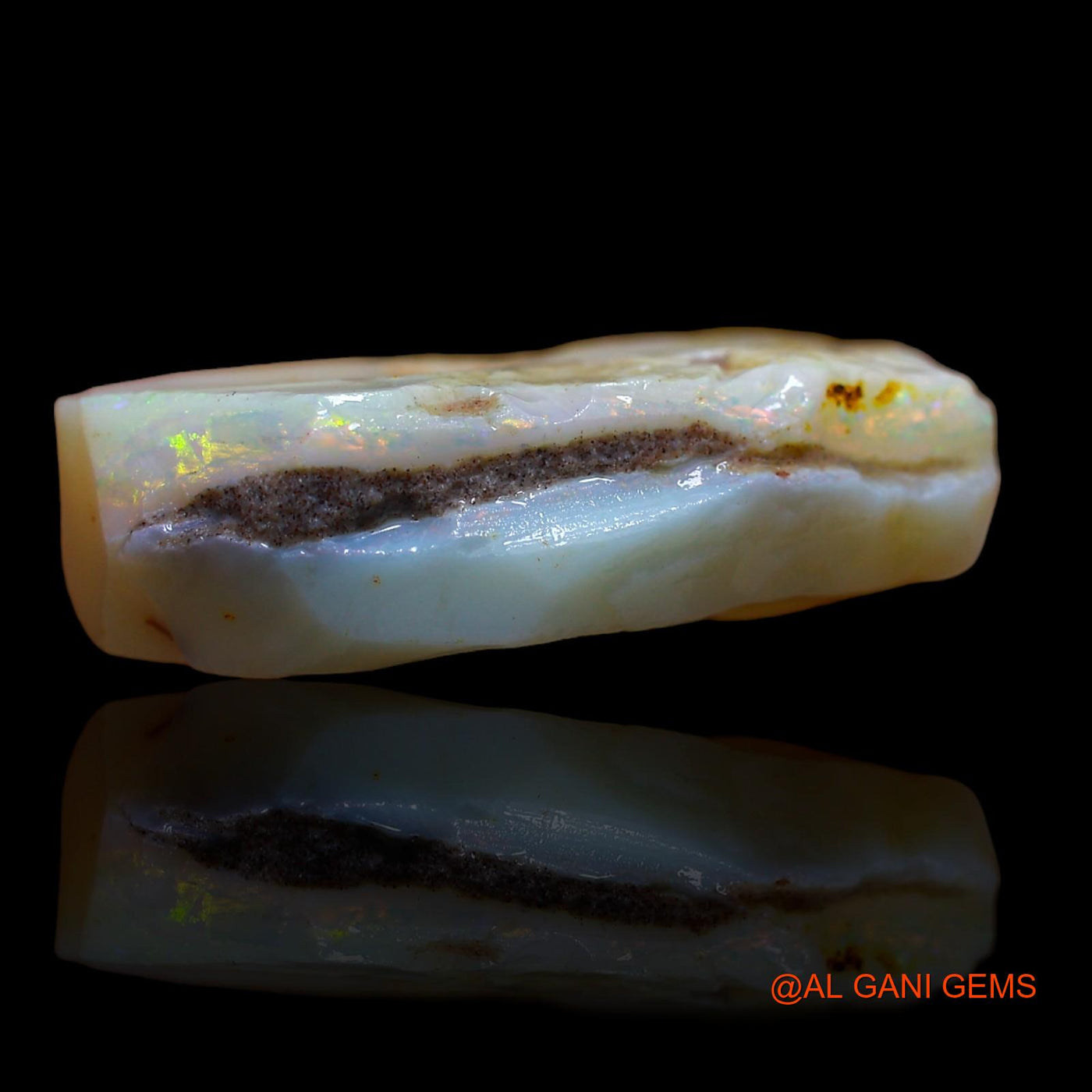 24.45 Cts Natural Australian Fire Opal Fancy Rough Loose Gemstone For Jewelry 25x17x8 mm RA-485