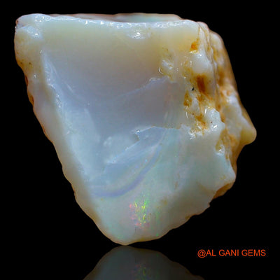 Natural Fire Opal Gemstone 32.40 Cts Loose Fancy Rough From Australia 28x24x15 mm RA-489