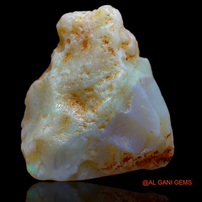 Natural Fire Opal Gemstone 32.40 Cts Loose Fancy Rough From Australia 28x24x15 mm RA-489