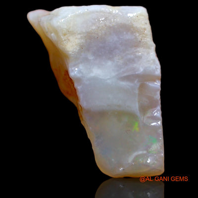 Natural Untreated Fire Opal Loose Gemstone Fancy Rough From Australia 6.85 Cts 20x10x6 mm RA-48