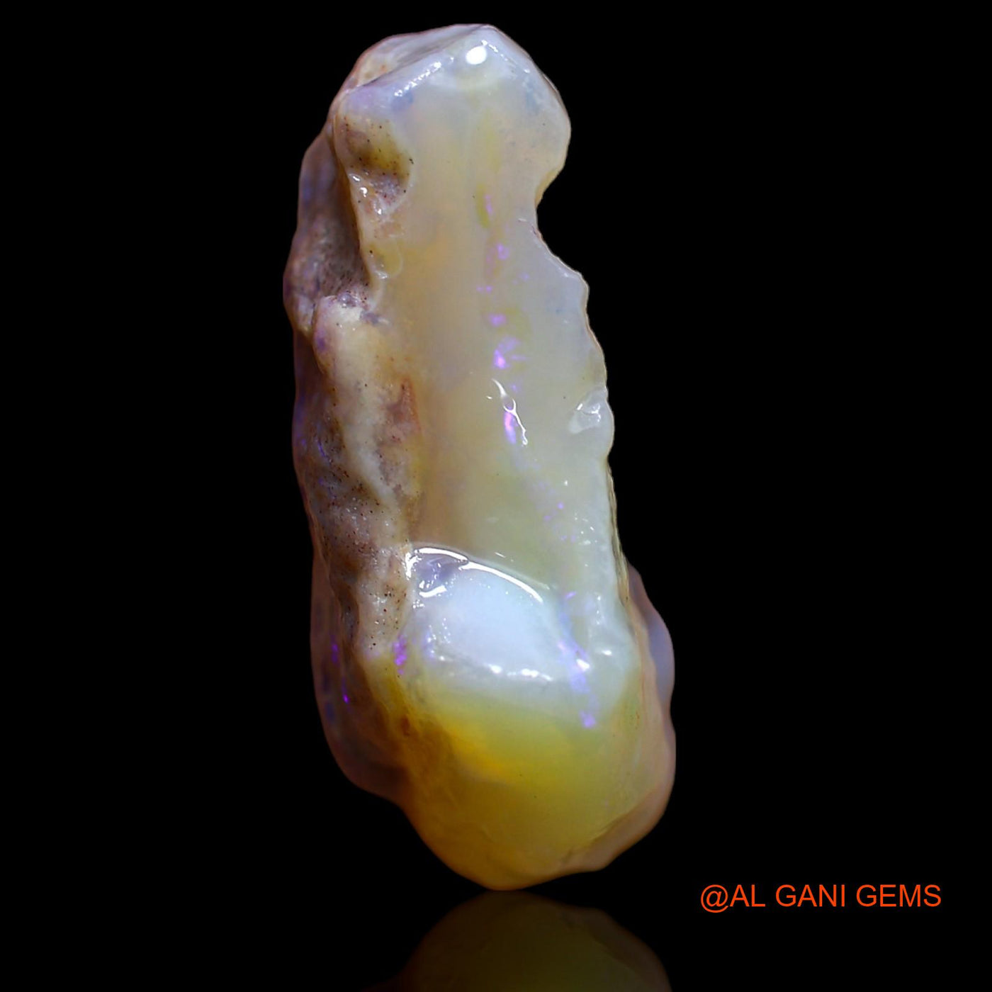 34.00 Cts Unheated Australian Fire Opal Loose Gemstone Fancy Rough Natural 26x20x10 mm RA-490