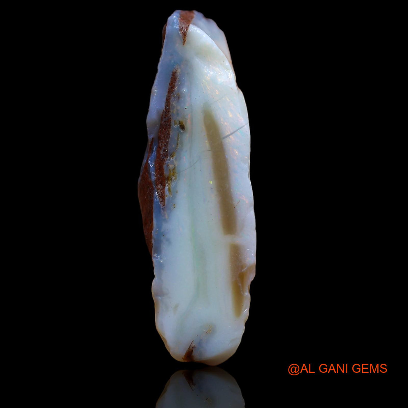 22.00 Cts Natural Australian Fire Opal Fancy Rough Loose Gemstone For Jewelry 32x13x10 mm RA-501